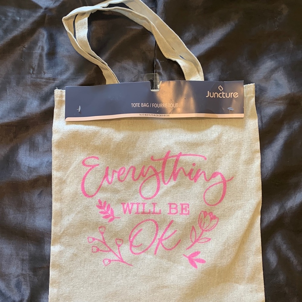New Inspiration Quote Tote Bag